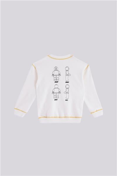 Nebbati Erkek Çocuk Ekru SweatshirtNebbati Erkek Çocuk Ekru Sweatshirt