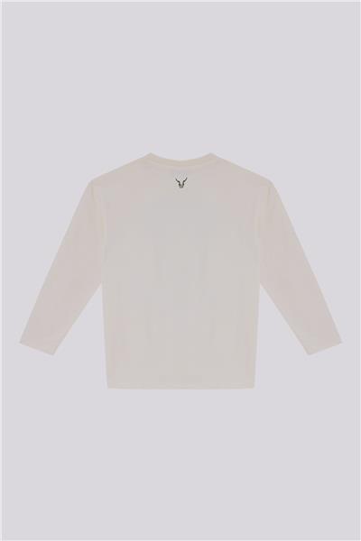 Nebbati Erkek Çocuk Ekru SweatshirtNebbati Erkek Çocuk Ekru Sweatshirt