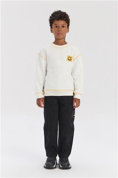 Nebbati Erkek Çocuk Ekru SweatshirtNebbati Erkek Çocuk Ekru Sweatshirt