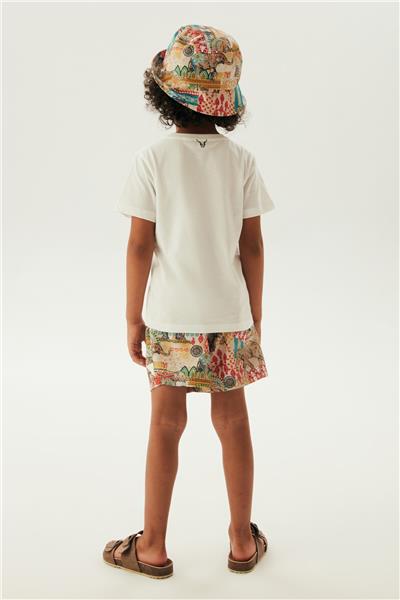 Nebbati Erkek Çocuk Ekru T-Shirt