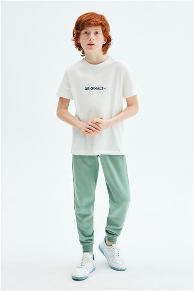 Nebbati Erkek Çocuk Ekru T-Shirt