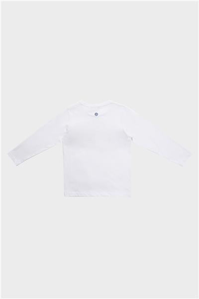 Nebbati Erkek Çocuk Ekru T-Shirt