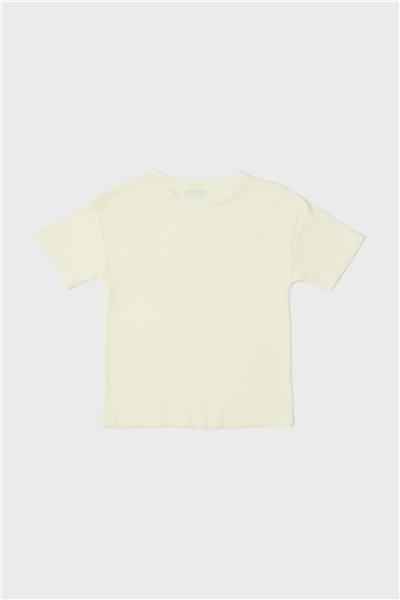 Nebbati Erkek Çocuk Ekru T-Shirt
