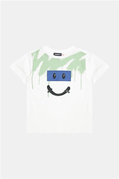 Nebbati Erkek Çocuk Ekru Tshirt