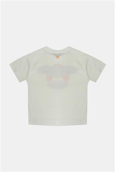 Nebbati Erkek Çocuk Ekru Tshirt