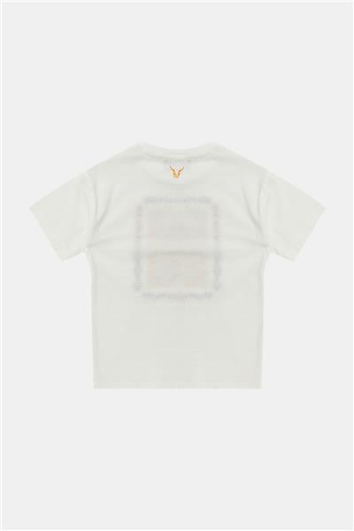 Nebbati Erkek Çocuk Ekru Tshirt