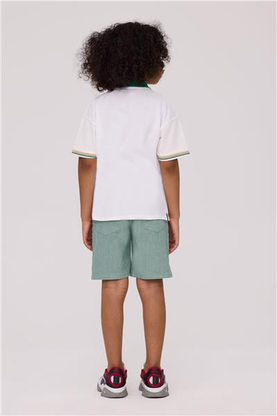 Nebbati Erkek Çocuk Ekru TshirtNebbati Erkek Çocuk Ekru Tshirt
