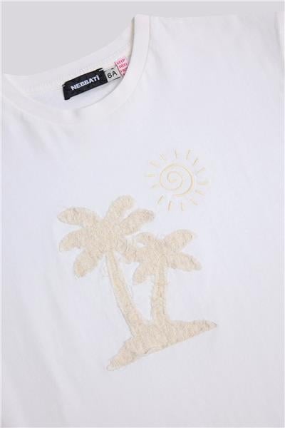 Nebbati Erkek Çocuk Ekru TshirtNebbati Erkek Çocuk Ekru Tshirt