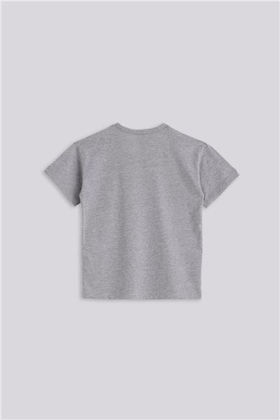 Nebbati Erkek Çocuk Gri T-ShirtNebbati Erkek Çocuk Gri T-Shirt