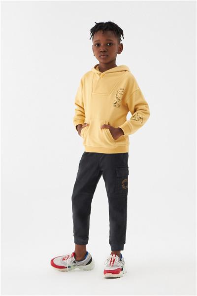 Nebbati Erkek Çocuk Hardal Sweatshirt