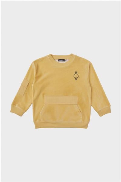 Nebbati Erkek Çocuk Hardal Sweatshirt