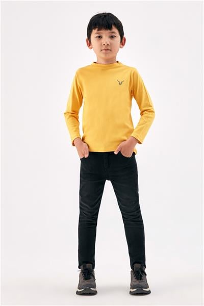Nebbati Erkek Çocuk Hardal T-Shirt