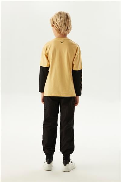 Nebbati Erkek Çocuk Hardal T-Shirt