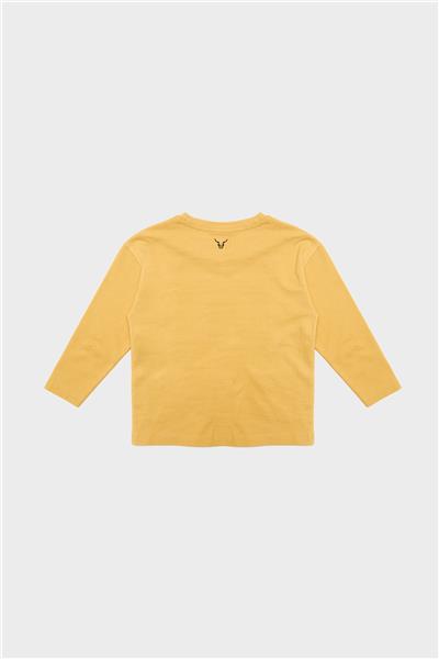 Nebbati Erkek Çocuk Hardal Tshirt