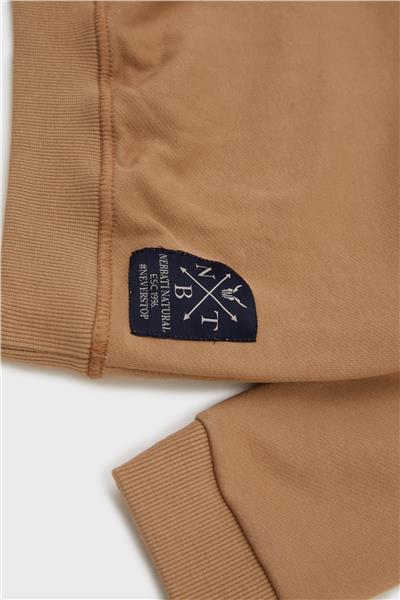 Nebbati Erkek Çocuk Kahve Sweatshirt