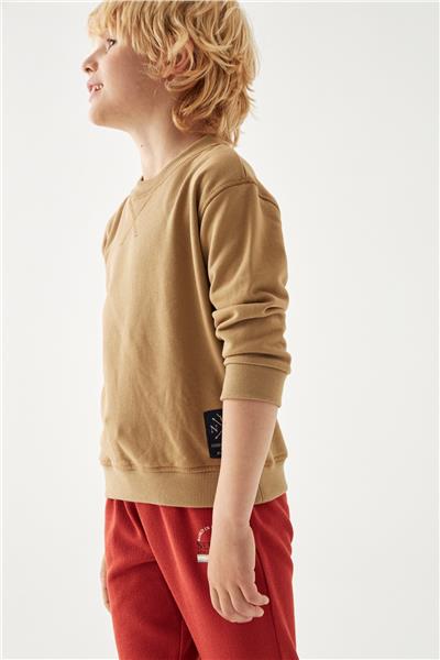 Nebbati Erkek Çocuk Kahve Sweatshirt