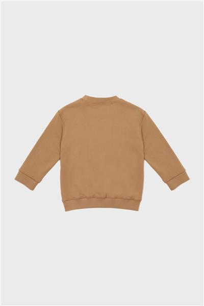 Nebbati Erkek Çocuk Kahve Sweatshirt