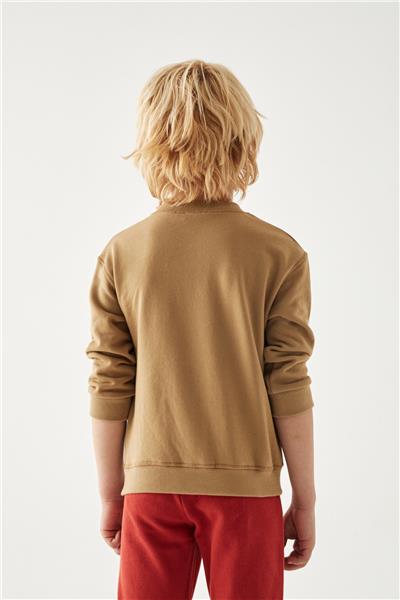 Nebbati Erkek Çocuk Kahve Sweatshirt