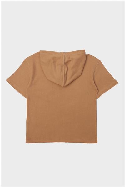 Nebbati Erkek Çocuk Kahve T-Shirt