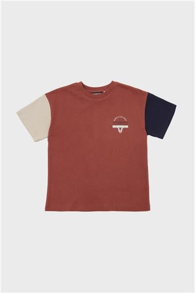 Nebbati Erkek Çocuk Kiremit T-Shirt