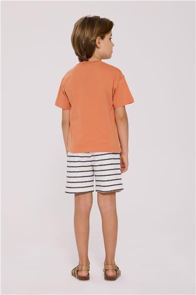 Nebbati Erkek Çocuk Kiremit TshirtNebbati Erkek Çocuk Kiremit Tshirt