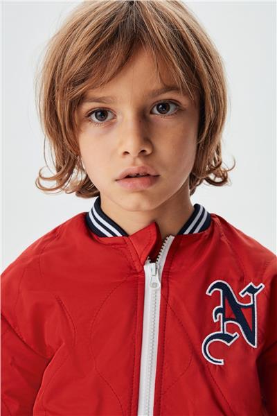 Nebbati Erkek Çocuk Kırmızı Mont