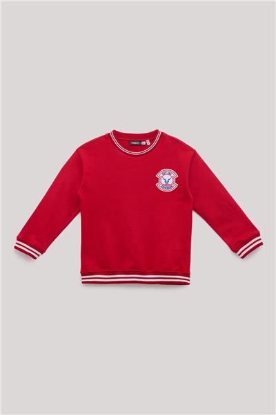 Nebbati Erkek Çocuk Kırmızı Sweatshirt