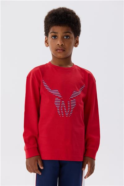 Nebbati Erkek Çocuk Kırmızı T-Shirt