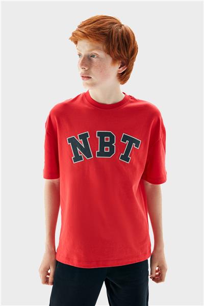 Nebbati Erkek Çocuk Kırmızı T-Shirt