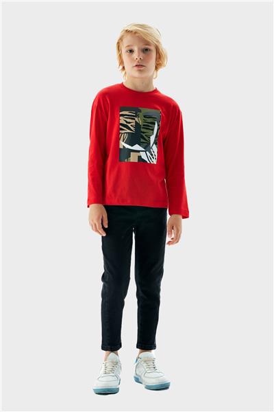 Nebbati Erkek Çocuk Kırmızı T-Shirt