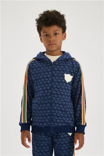 Nebbati Boy Navy Blue Tracksuit TopNebbati Boy Navy Blue Tracksuit Top