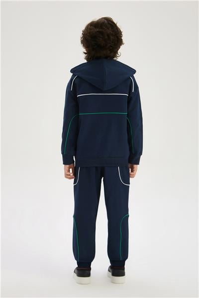 Nebbati Boy Navy Blue Tracksuit TopNebbati Boy Navy Blue Tracksuit Top