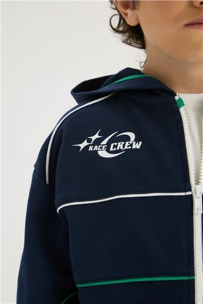 Nebbati Boy Navy Blue Tracksuit TopNebbati Boy Navy Blue Tracksuit Top