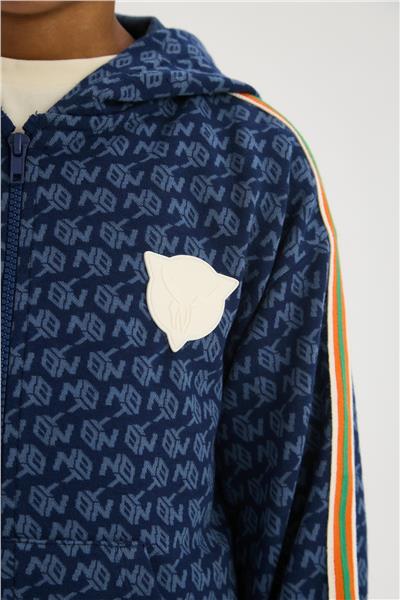 Nebbati Boy Navy Blue Tracksuit TopNebbati Boy Navy Blue Tracksuit Top