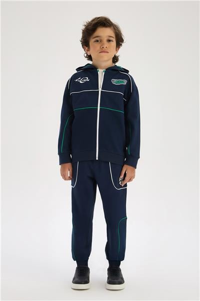 Nebbati Boy Navy Blue Tracksuit TopNebbati Boy Navy Blue Tracksuit Top