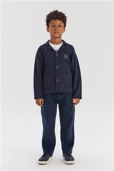 Nebbati Boy Navy Blue CardiganNebbati Boy Navy Blue Cardigan