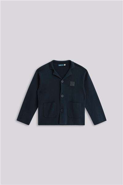 Nebbati Boy Navy Blue CardiganNebbati Boy Navy Blue Cardigan