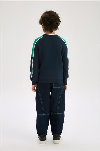 Nebbati Boy Navy Blue CardiganNebbati Boy Navy Blue Cardigan
