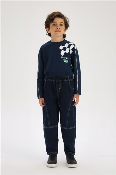 Nebbati Boy Navy Blue TrousersNebbati Boy Navy Blue Trousers