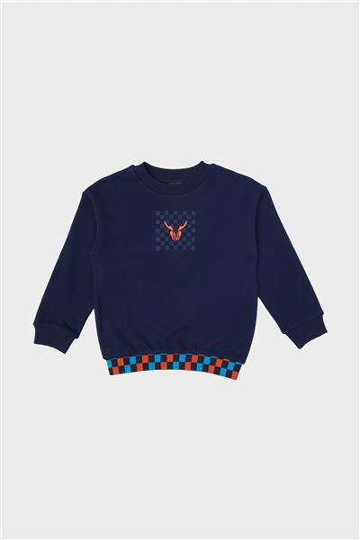 Nebbati Erkek Çocuk Lacivert Sweatshirt