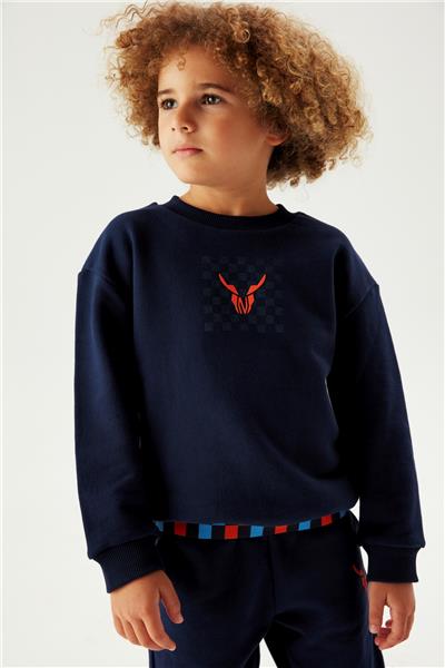 Nebbati Erkek Çocuk Lacivert Sweatshirt