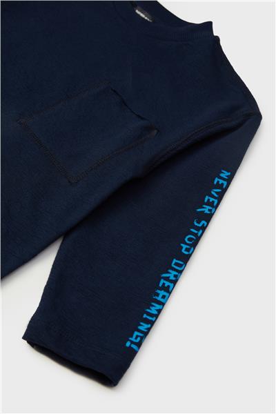 Nebbati Erkek Çocuk Lacivert Sweatshirt