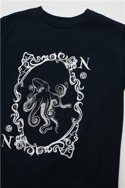 Nebbati Erkek Çocuk Lacivert T-Shirt