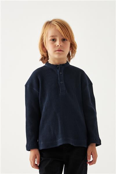 Nebbati Erkek Çocuk Lacivert T-Shirt