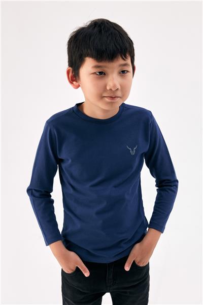Nebbati Erkek Çocuk Lacivert T-Shirt