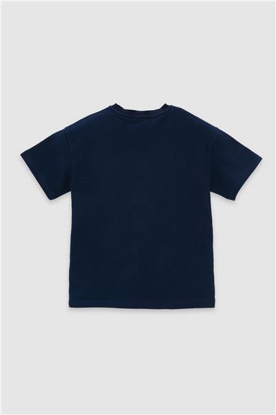 Nebbati Erkek Çocuk Lacivert T-Shirt