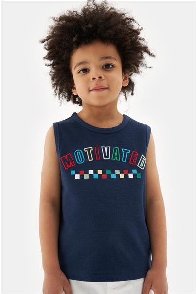 Nebbati Erkek Çocuk Lacivert Tshirt