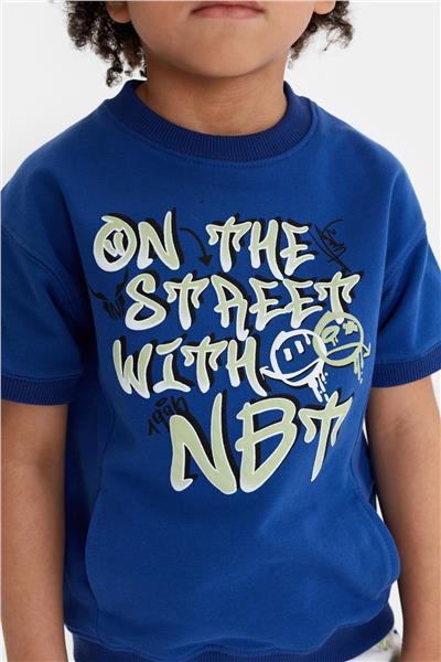 Nebbati Erkek Çocuk Lacivert Tshirt