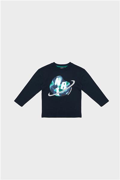 Nebbati Erkek Çocuk Lacivert Tshirt