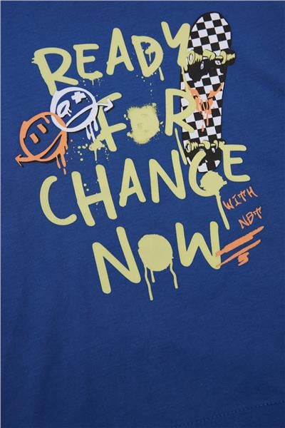 Nebbati Erkek Çocuk Lacivert Tshirt